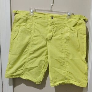 Fresh Produce Yellow Bermudas Lightweight Casual